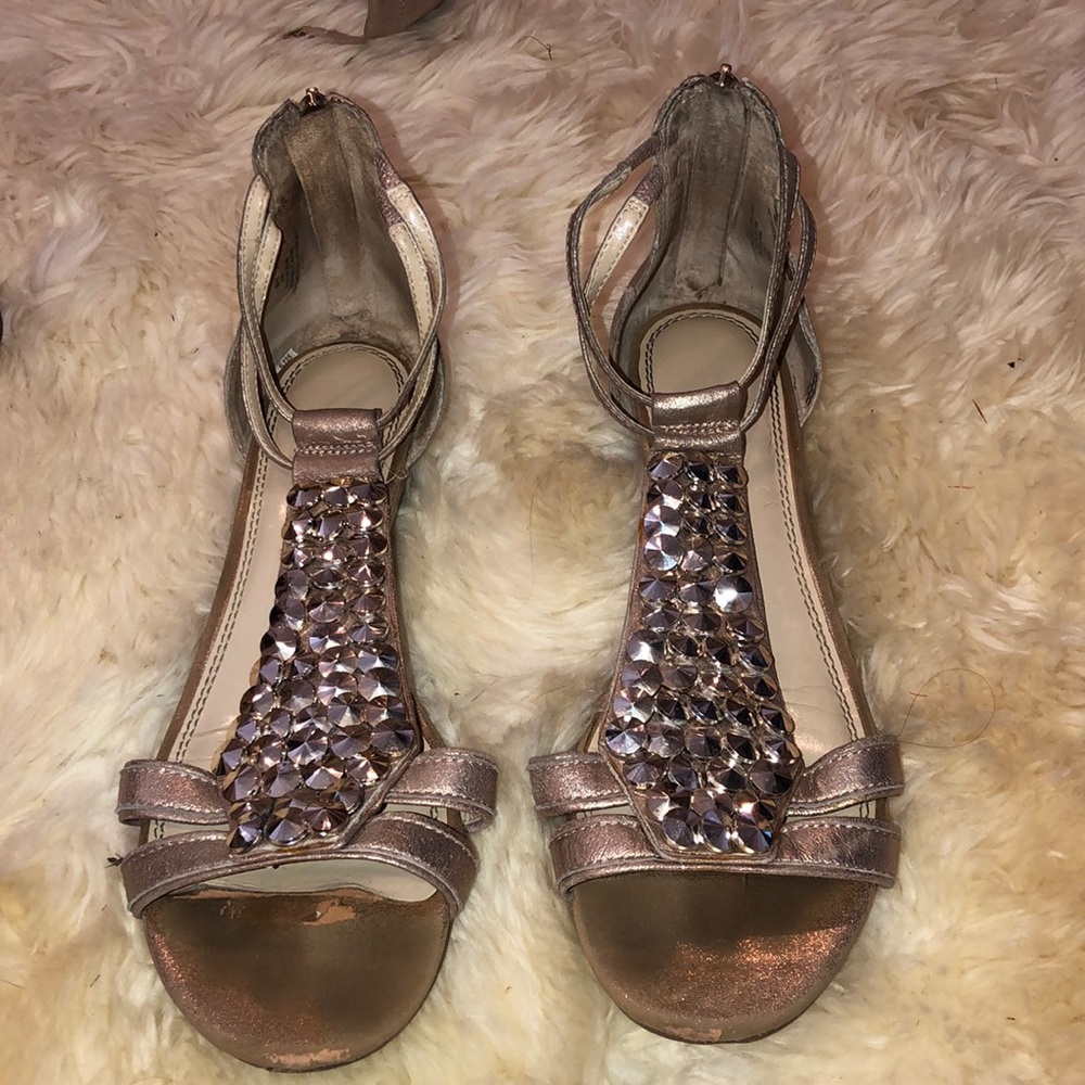 Enzo Angiolini flats with slight heel